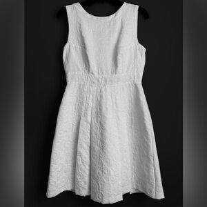 Jax Textured White/Elagant  Mini Dress size 6